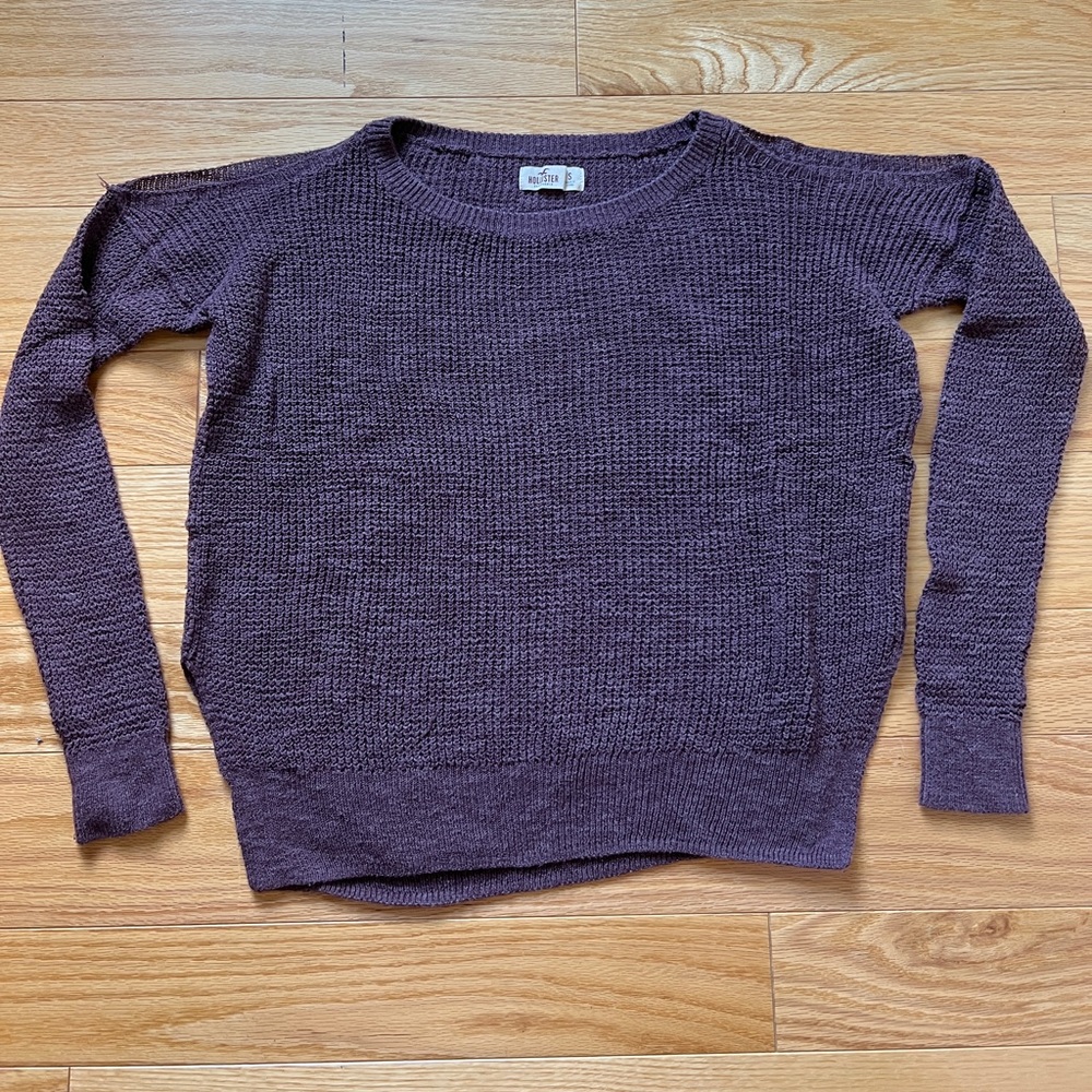 NWOT Hollister Cold Shoulder Knit Sweater